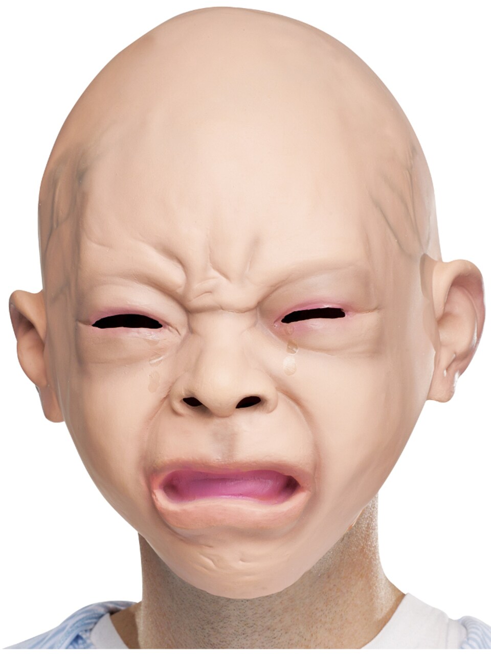 Adults Look Who's Crying Now Upset Baby Face Mask Costume Accessory